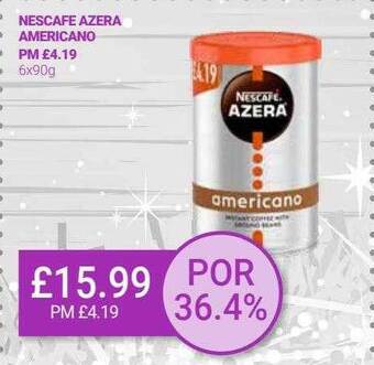 Bestway Nescafe azera americano offer