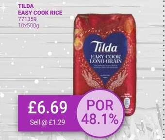 Bestway Tilda easy cook rice offer