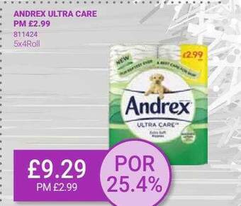 Bestway Andrex ultra care offer