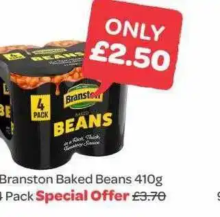 Spar Branston baked beans 4 pack offer
