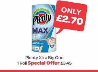 Spar Plenty xtra big one 1 roll offer