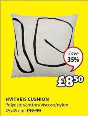 JYSK Hvitveis cushion offer