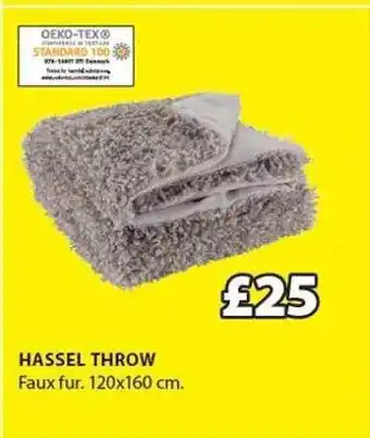 JYSK Hassel throw offer