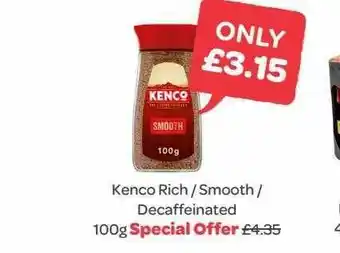 Kenco rich smooth decaffeinated