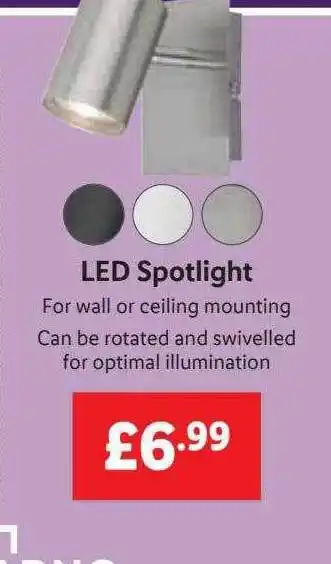 Lidl Led spolight offer