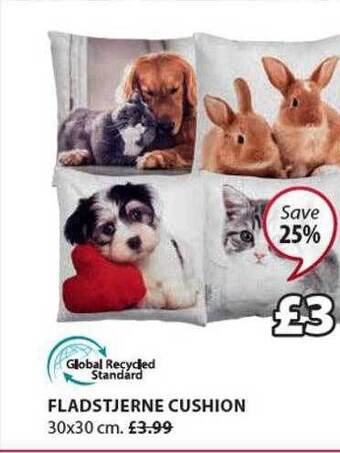 JYSK Fladstjerne cushion offer