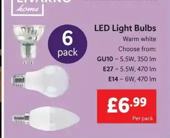 Lidl Led light bulbs offer