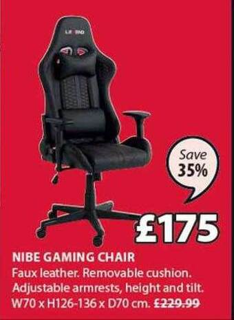 JYSK Nibe gaming chair offer