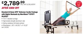 Costco Elevated At Home SPX Reformer Cardio Package with Digital Workouts by Merrithew /Stott Pilates offer
