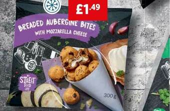 Lidl My Street Foor Breaded Aubergine Bites With Mozzarella Cheese offer