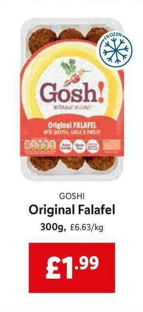 Lidl Gosh! Original Falafel offer