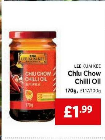 Lidl Lee Kum Kee Chiu Chow Chilli Oil offer