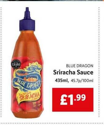 Lidl Blue Dragon Sriracha Sauce offer