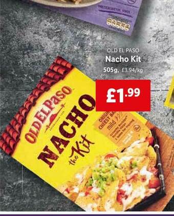 Lidl Old El Paso Nacho Kit offer