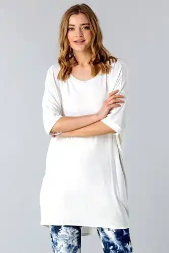 Roman oversized lounge t-shirt in ivory - size xl