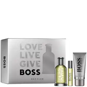 Look Fantastic Hugo boss boss bottled eau de toilette men's christmas gift set offer