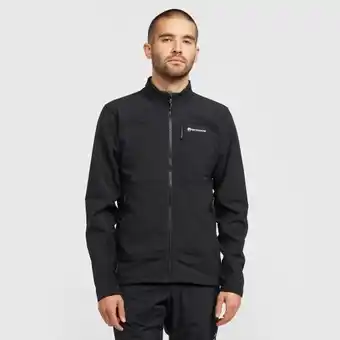 Montane men's krypton softshell jacket, black