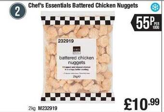 Makro Chef's essentials battered chicken nuggets offer