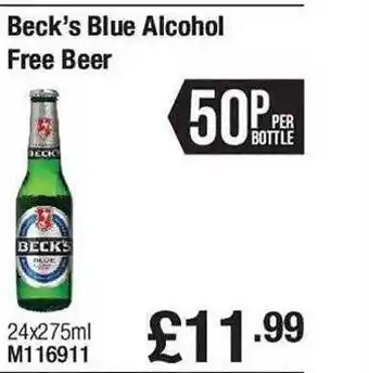 Makro Beck's blue alcohol free beer offer