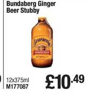 Makro Bundaberg ginger beer stubby offer