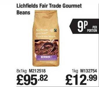 Makro Lichfields fair trade gourmet beans offer