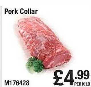 Makro Pork collar offer