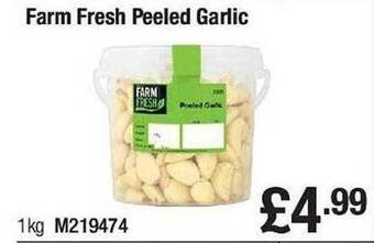 Makro Farm fresh peeled garlic offer