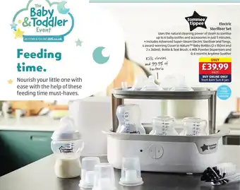 Aldi Electric Steriliser Set offer