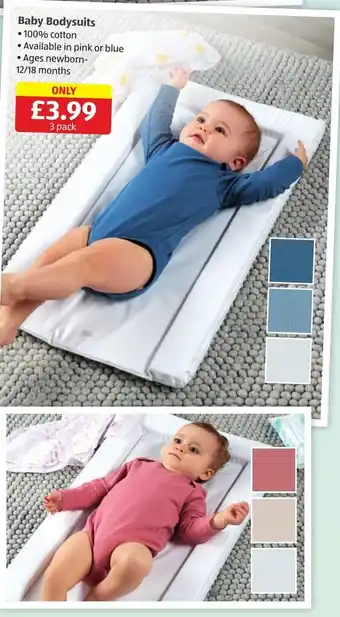 Aldi Baby Bodysuits offer