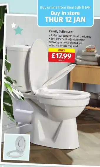 Aldi Family Toilet Seat offer