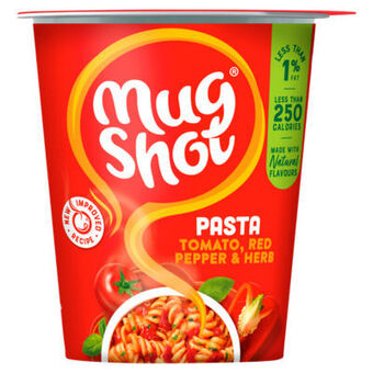 Asda Mug shot tomato, red pepper & herb pasta offer