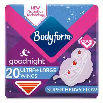 Asda Bodyform ultra towels goodnight wings duo pack offer