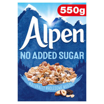 Asda Alpen muesli no added sugar offer