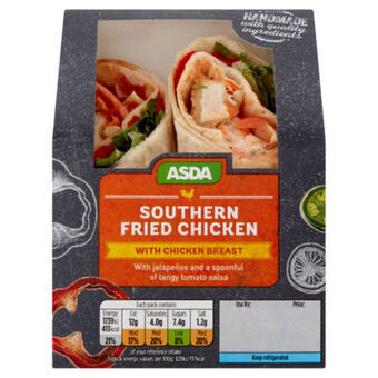 Asda Asda southern fried chicken wrap offer