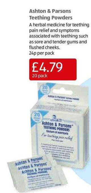 Ashton & Parsons Teething Powders