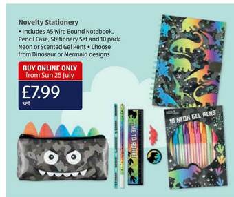 Aldi Novelty Stationery offer