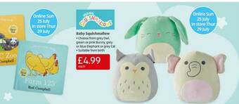 Aldi Baby Squishmallow offer