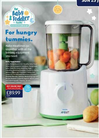 Aldi Baby Food Maker offer