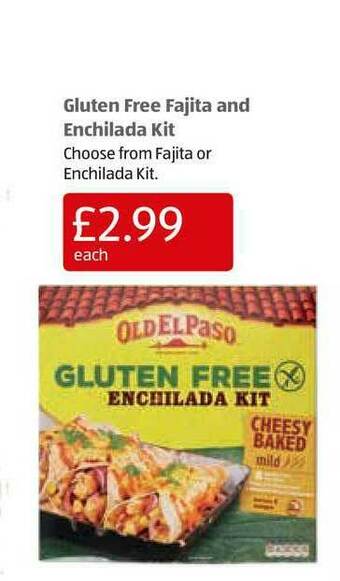 Aldi Old El Paso Gluten Free Fajita And Enchilada Kit offer