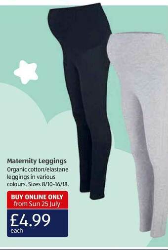 Aldi Maternity Leggings offer