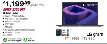 Costco LG Gram Laptop offer