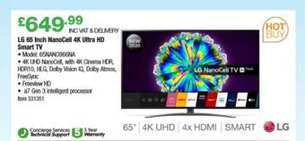 Costco Lg 65 Inch Nanocell 4k Ultra Hd Smart Tv offer
