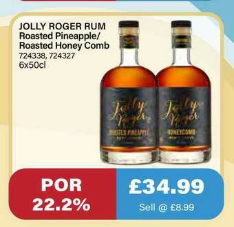 Bestway Jolly Roger Rum Roasted Pineapple Roasted Honey Comb offer