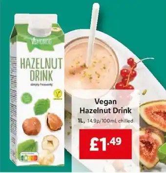 Lidl Vegan Hazelnut Drink 1L. offer