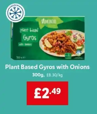 Lidl Plant Based Gyros with Onions 300g. offer