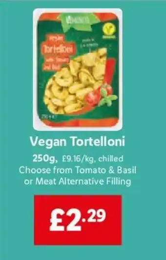 Lidl Vegan Tortelloni 250g. offer
