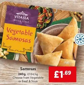 Lidl Samosas 240g, offer