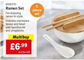 Lidl Ramen Set offer