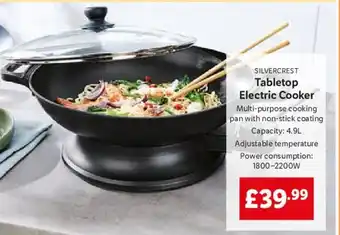 Lidl Tabletop Electric Cooker offer