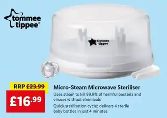 Lidl Micro-Steam Microwave Sterilizer offer
